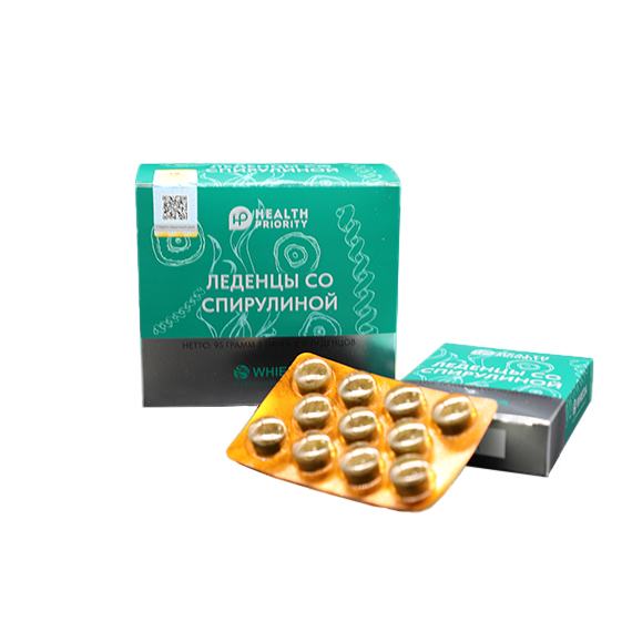 Леденцы со спирулиной (5 шт)